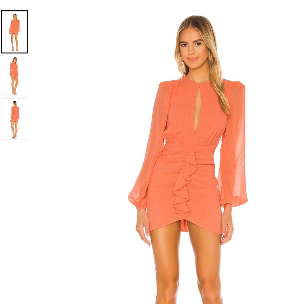 NBD Arijana Mini Dress (Coral Color)